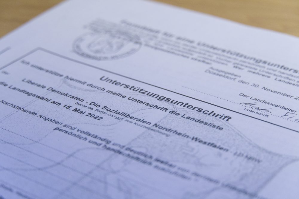 NRW: Acht Parteien sehen demokratische Chancengleichheit zur Landtagswahl gefährdet