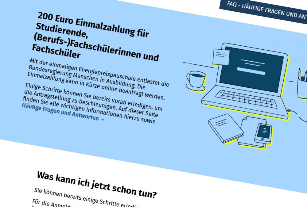 200€-Einmalzahlung: Digitalisierung geht anders